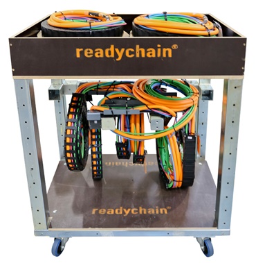 readychain® 全裝配拖鏈輸送架樣品圖
