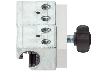 帶手動夾具的 drylin® W 直線滑動基座軸承 WHKAQ