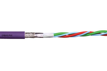 chainflex® 耐彎曲匯流排電纜CFBUS.PVC