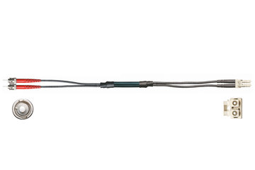 TPE 光纖電纜 (FOC) | 玻璃纖維，連接器 A：ST，連接器 B：LC