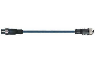 chainflex® 傳感器/制動器電纜，直角M12 x 1，CF.INI CF9