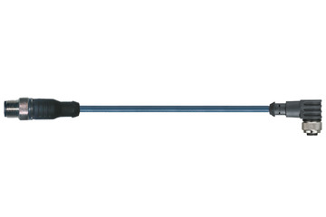chainflex® 傳感器/制動器電纜，彎角M12 x 1，CF.INI CF98
