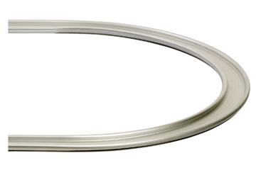 drylin® W 免上油線性系統雙軌，WSB，圓形，半圈