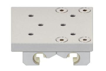 用於彎曲導軌的 drylin® W 免上油線性系統滑塊 WWB，方形，彎曲