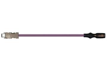 TPE-匯流排電纜 | 火線電纜，連接器 A：帶夾子的 Molex 插座 A，連接器 B：不帶夾子的 Molex 插針 B