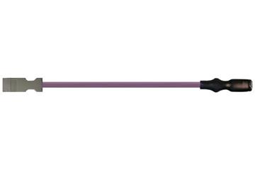 TPE-匯流排電纜 | 火線電纜，連接器 A：帶夾子的 Molex 插針 A，連接器 B：不帶夾子的 Molex 插座 B