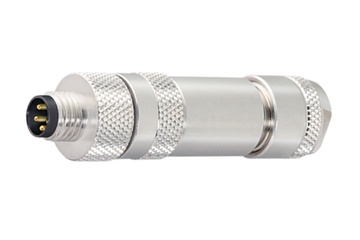 Binder M8電纜接頭，4.0-5.5mm，帶隔離網，螺釘端頭，IP67，UL列名