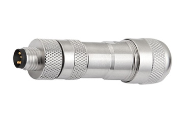 Binder M8電纜接頭，6.0-8.0mm，帶隔離網，螺釘端頭，IP67，UL列名