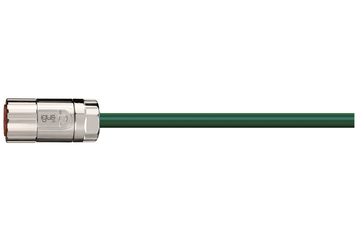 readycable® 馬達電纜，近乎於製造商標準Danaher Motion102576 (15 m)，基礎電纜，TPE 7.5 x d，無鹵素