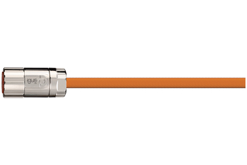 readycable® 馬達電纜，近乎於製造商標準Danaher Motion102808 (25 m)，基礎電纜，PVC 7.5 x d