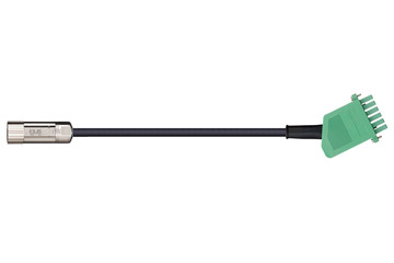 readycable® 馬達電纜，近乎於製造商標準Danaher Motion88959 (5 m)，基礎電纜，TPE 7.5 x d，無鹵素