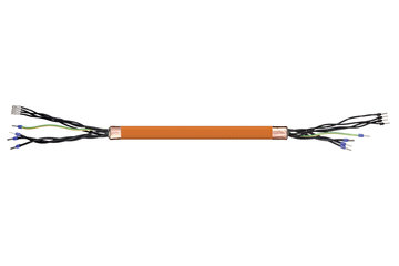 readycable® 編碼器電纜，近乎於製造商標準ElauE-MO-087，基礎電纜PVC 15 x d