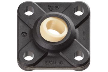 法蘭軸承，帶 4 個安裝孔，EFSM，igubal®，滾珠 iglidur® J