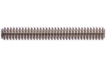 drylin® 免上油線性系統梯形螺紋螺桿，右旋螺紋，雙頭，C15 1.0401 鋼