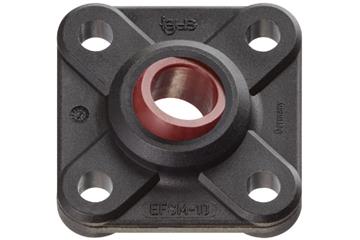 法蘭軸承，帶 4 個安裝孔，EFSM，igubal®，滾珠 iglidur® R