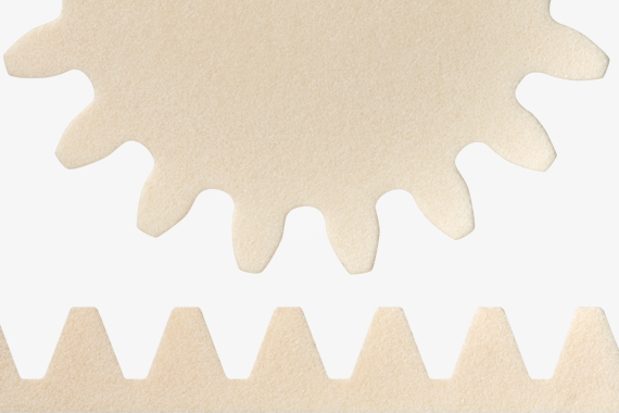 帶齒條的 3D 列印齒輪