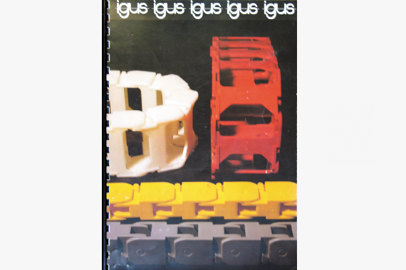 igus 第一本拖鏈產品目錄