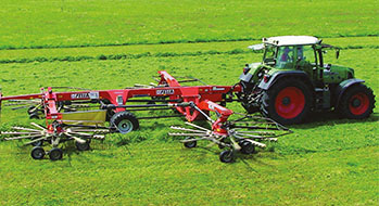 乾草耙配備了 igus® 的自潤式軸承