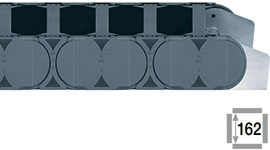 每個鏈節均有橫桿的拖鏈