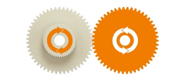 测试中的3D打印齿轮