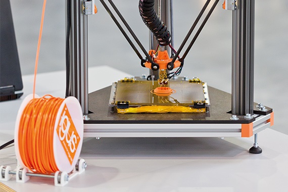 使用耐磨3D列印線材的 3D 印表機