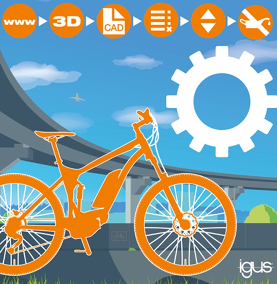 自行車用 3D 列印的工程塑膠鏈輪