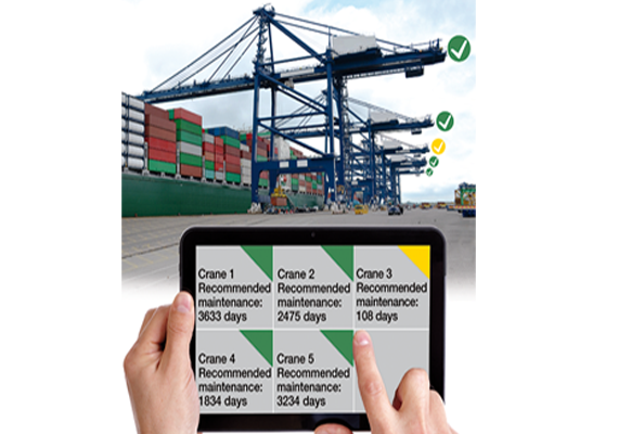 可從e-chain system® 拖鏈系統中看到isense EC.PP 定位資訊