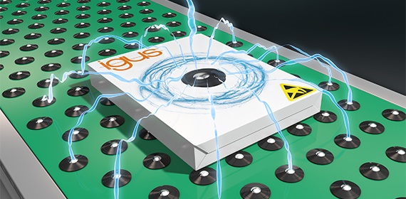 ESD 組件：防靜電滾珠輸送裝置