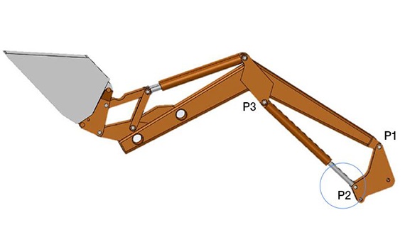 軸承位置 P2: 乾式軸承 iglidur Z材質與帶硬鉻CF5軸搭配