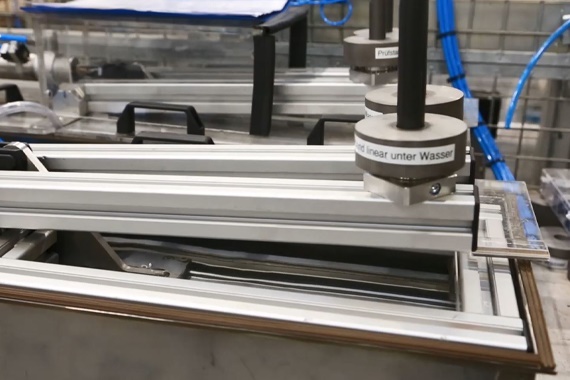 水下直线运动测试