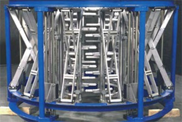 吹膜生產線中的校準籃