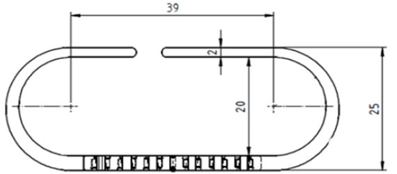 辦公傢俱用拖鏈 OCO.20 - 技術資料
