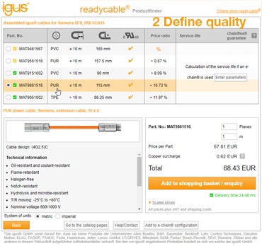 尋找適合 RC-2 的連接電纜