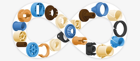 由 iglidur® 高性能工程塑膠製成的各種部件