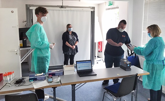 返假員工免費檢疫測試