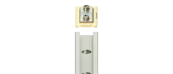 drylin® N 直線滑動軸承緊湊型導向滑塊，用於最小的安裝空間
