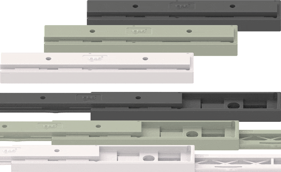 igus® 實心塑鋼伸縮式滑軌 NTP27