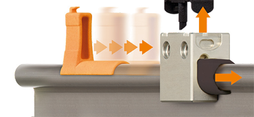 直線外殼，便於更換軸承