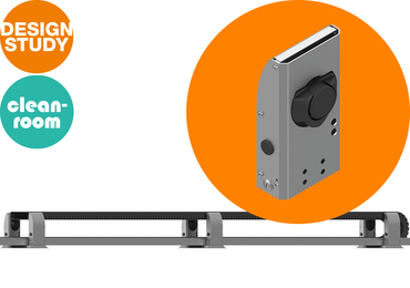 無塵室相容滾筒支架