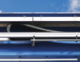 P4輪式拖鏈系統使用於天車系統