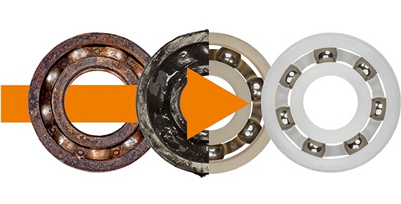 xiros® 工程塑膠滾珠軸承，精進技術、降低成本