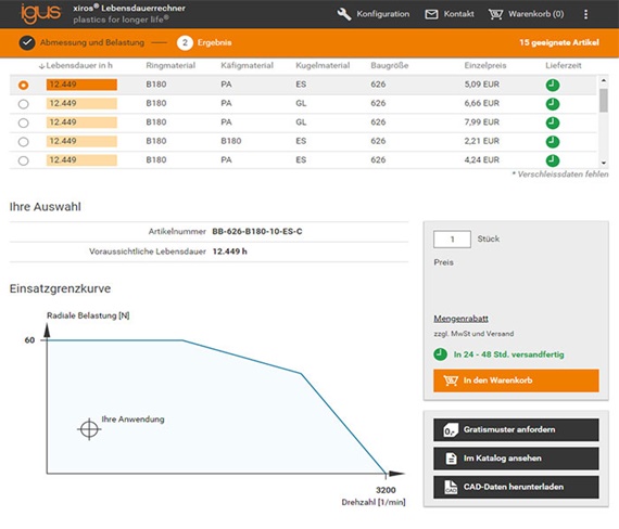 滾珠軸承使用壽命計算